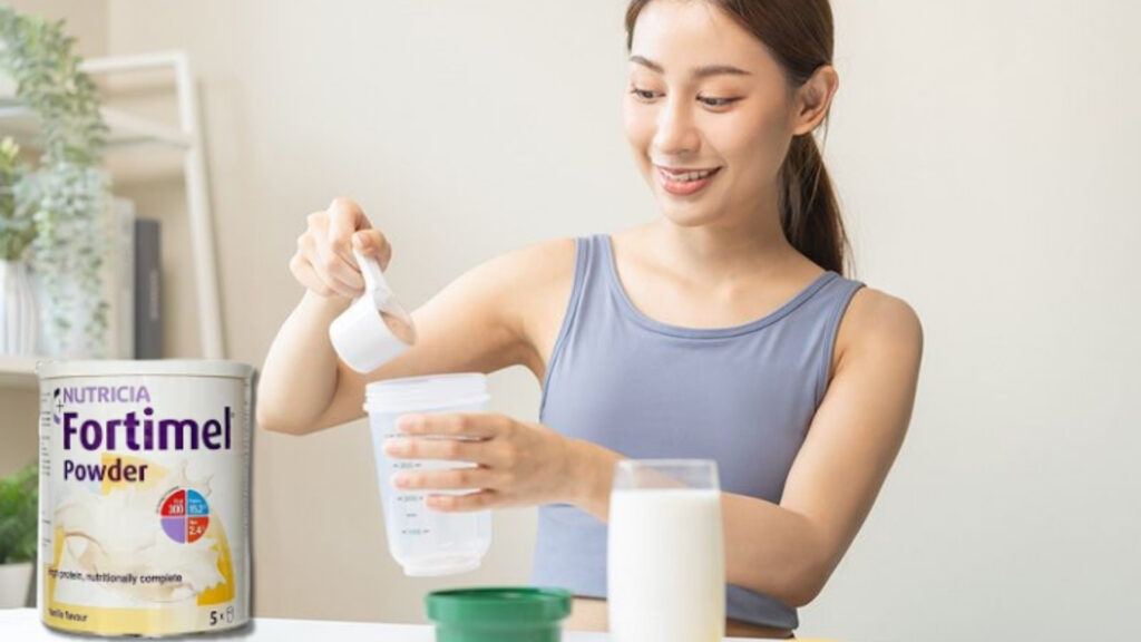 Sữa Fortimel pha thế nào