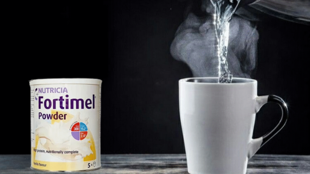 Sữa Fortimel pha đúng cách